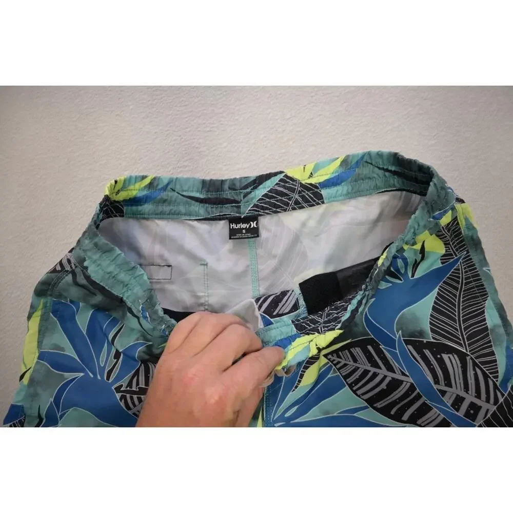 Hurley Phantom Board Shorts Floral Water Swim Trunks‎ Surf Mens Size Small